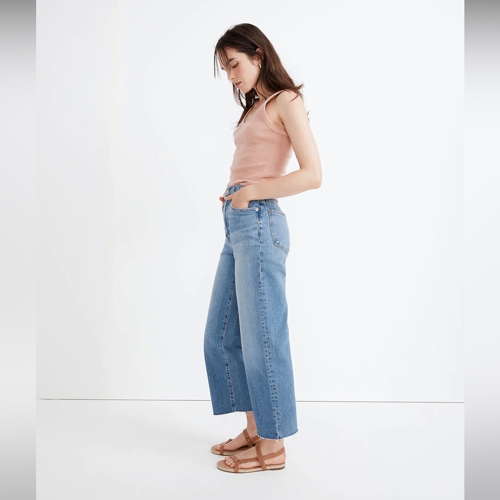 Madewell Perfect Vintage Wide Leg Crop Jean
